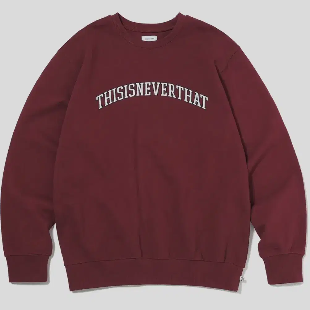 디스이즈네버댓 ARC-Logo Crewneck Burgundy m사이즈