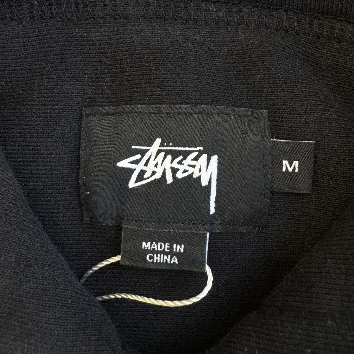 Stussy  스투시 자수 리버스 쉐르파 후드티