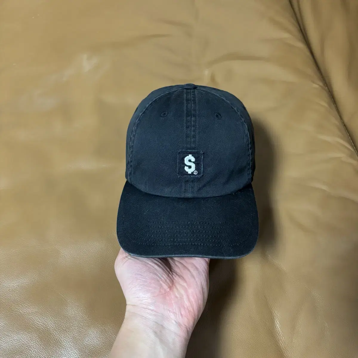 Supreme 슈프림 6패널 볼캡 모자 Dollar Logo Black