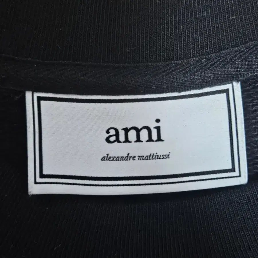 ami paris 20ss 스티치 로고 맨투맨