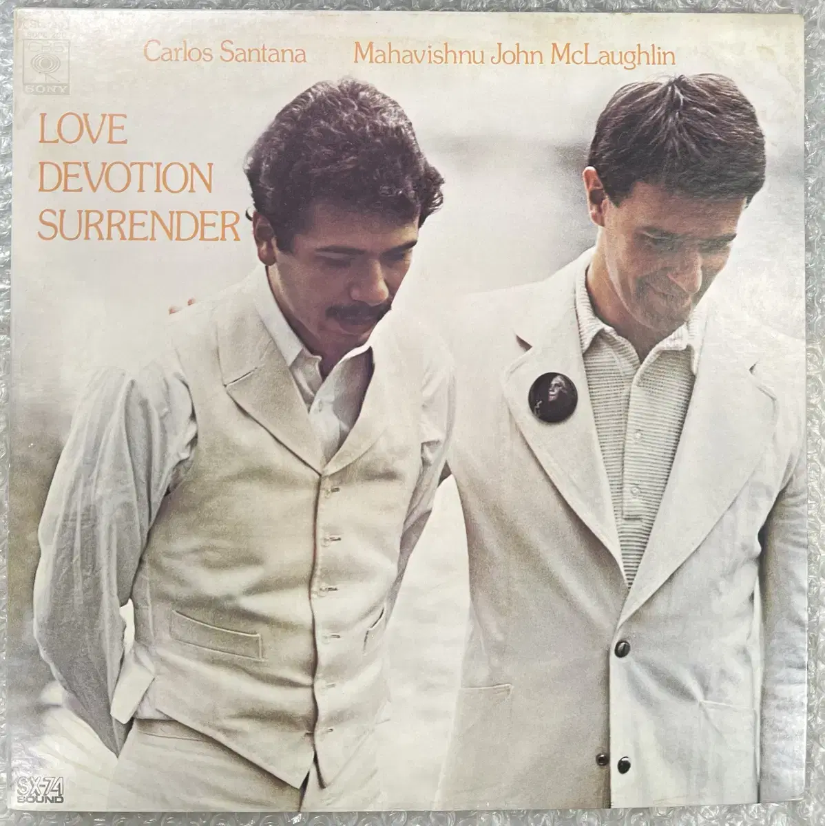 Carlos Santana and John McLaughlin 엘피