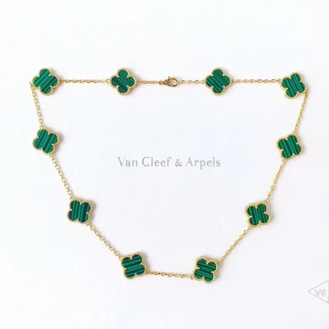 Van Cleef & Arpels한정 네잎 클롭 펜던트 목걸이