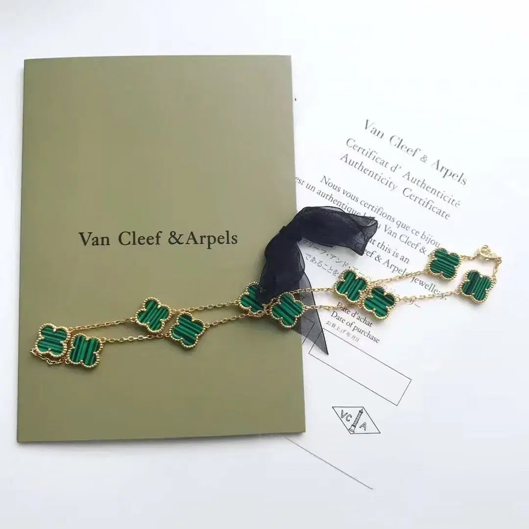 Van Cleef & Arpels한정 네잎 클롭 펜던트 목걸이