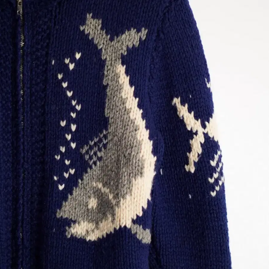 60s Fish Cowichan Wool Sweater