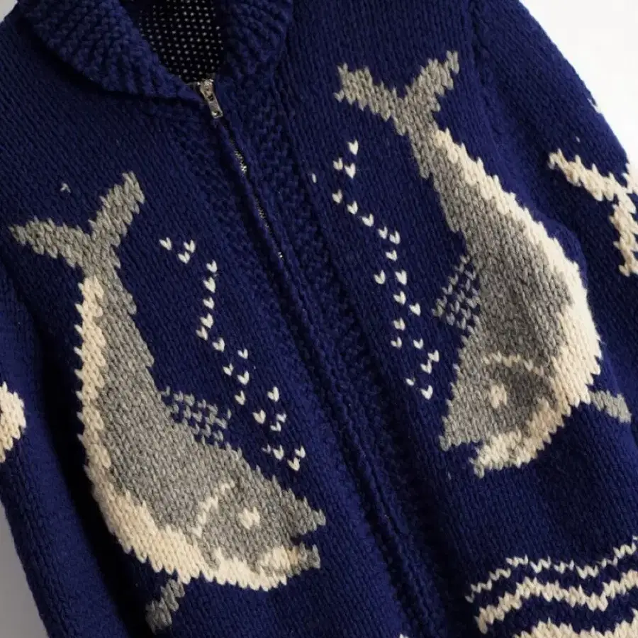 60s Fish Cowichan Wool Sweater