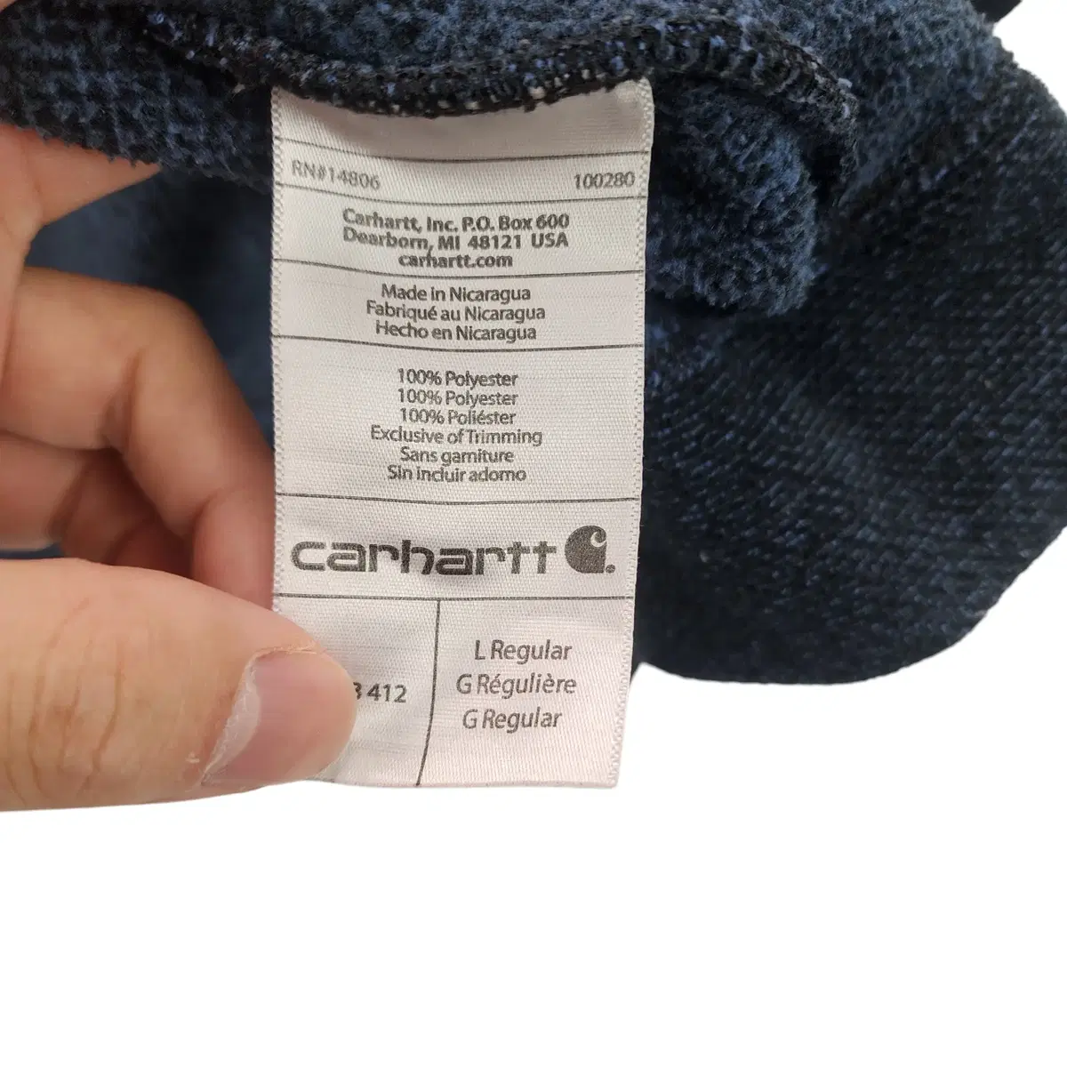 [L] carhartt 칼하트 릴렉스핏 집업 자켓