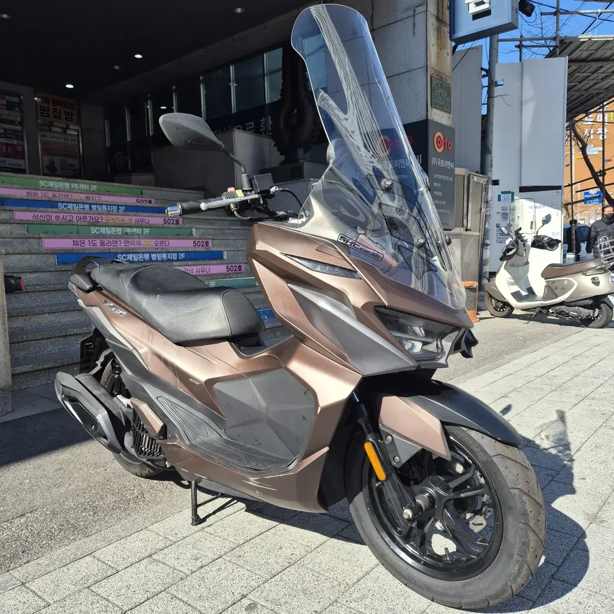 부산 센터판 A급 SYM VSX125 판매합니다.