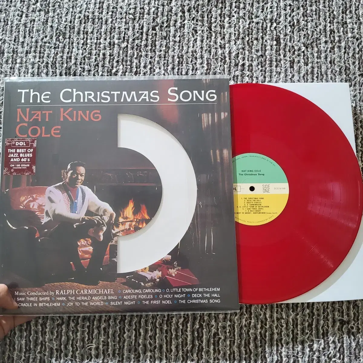 Nat King Cole 냇 킹 콜 크리스마스 앨범 냇킹콜 레드반 LP