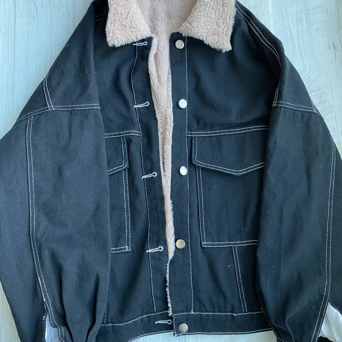 SHERPA DENIM JACKET