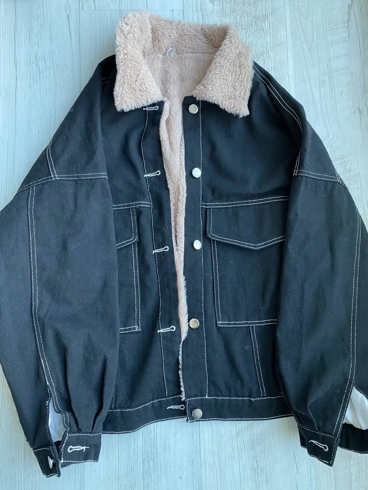 SHERPA DENIM JACKET