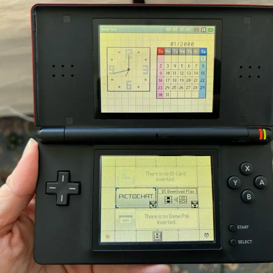 닌텐도 DS lite 콘솔 + stylus 판매 (영어판)