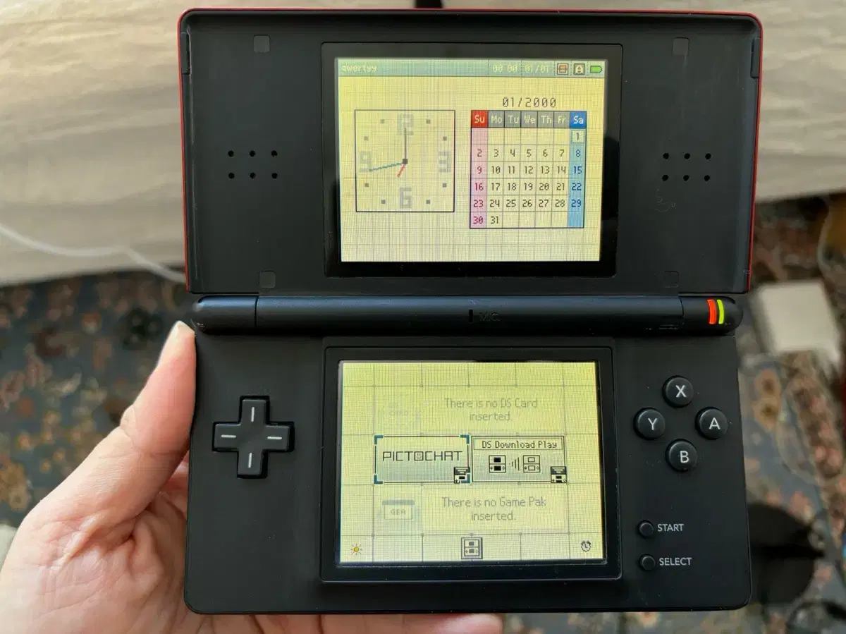 닌텐도 DS lite 콘솔 + stylus 판매 (영어판)