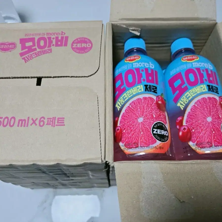 델몬트 모아비 자몽크린베리제로 500ml 24개 무료배송