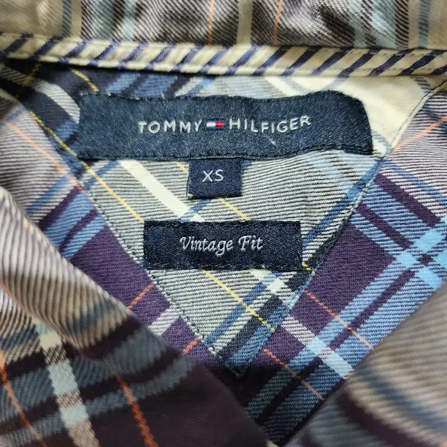 TOMMY HILFIGER 타미힐피거 빈티지핏 버튼다운 체크셔츠