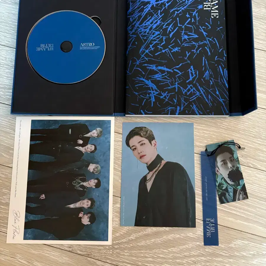 astro blue flame アルバム　全員　直筆サイン　① astro blue flame アルバム 全員 直筆サイン ① Astro - Blue