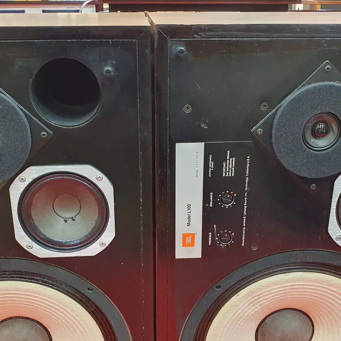 (명기) JBL-L100/JBL L100센츄리 알리코 스피커