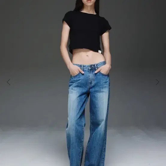 [S] 글로니 glowny 한나진 블루 hannah jeans blue