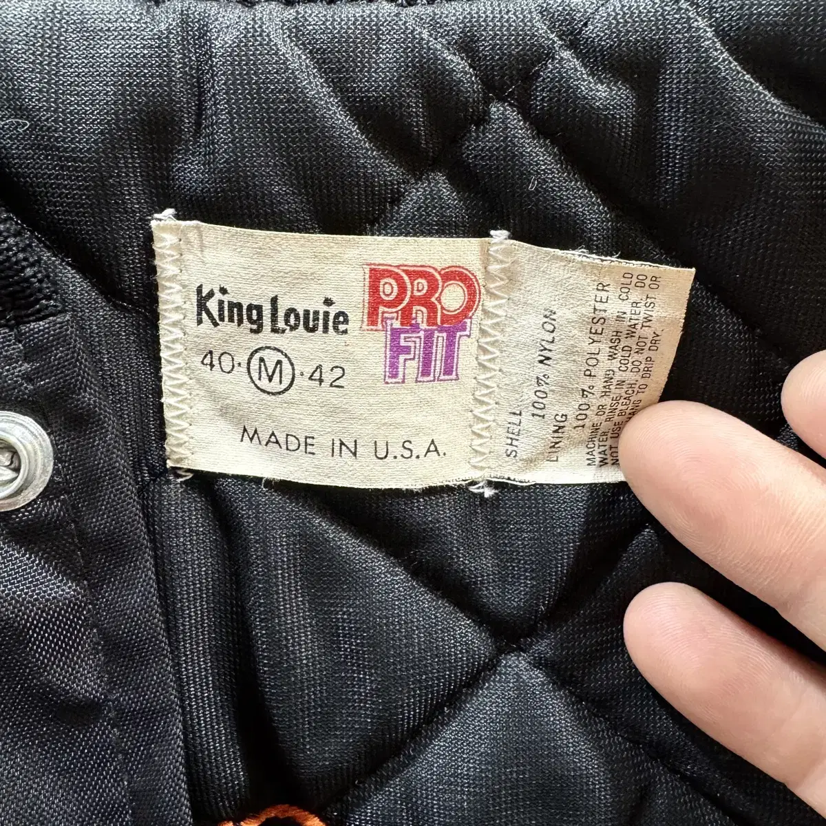 [M] 90s King Louie 봄버 자켓 made in USA