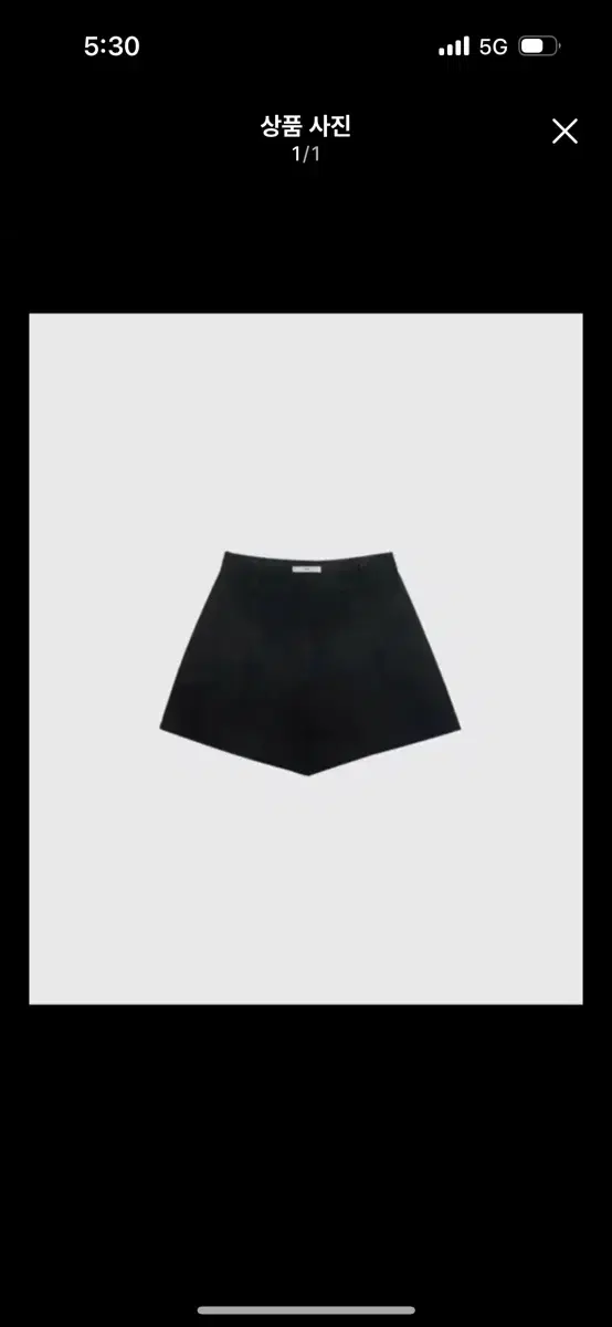 onda Cashmere Black Shorts (New Item)