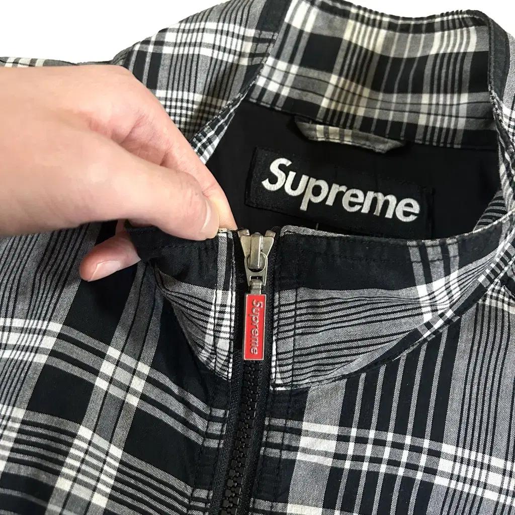 [L]  Supreme Madras Track Jacket