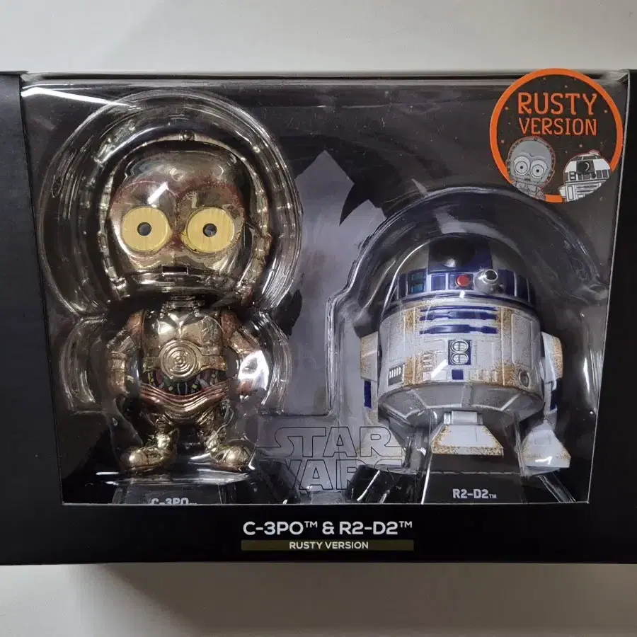 핫토이 코스베이비 스타워즈 C-3PO & R2-D2 러스티 버전