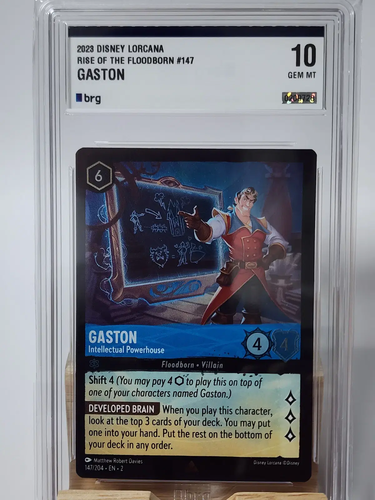 23 디즈니 Lorcana 미녀와야수 Gaston #147 BRG10