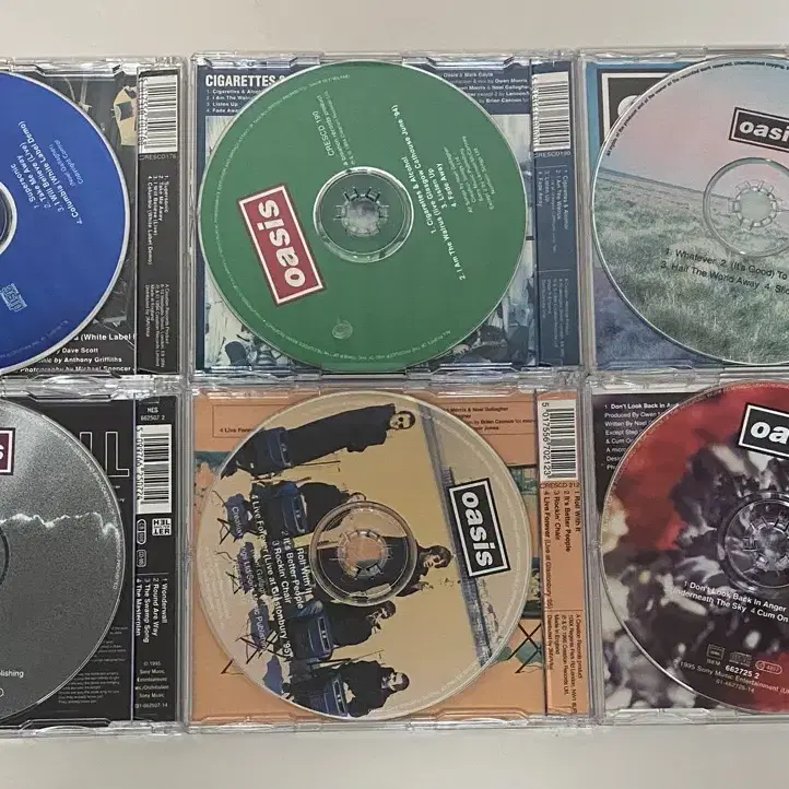 오아시스 Oasis 싱글 CD 일괄