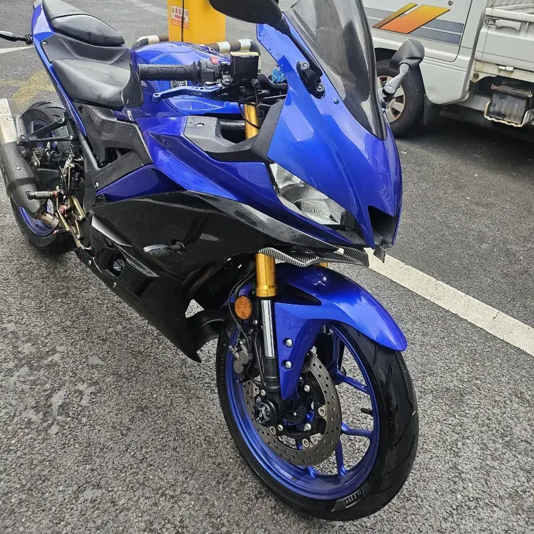 야마하 YZF-R3 2019년식 블루 팔아요