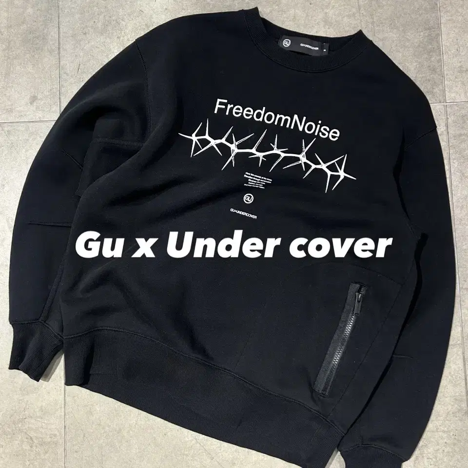 Gu x Undercover 콜라보 긴팔 맨투맨