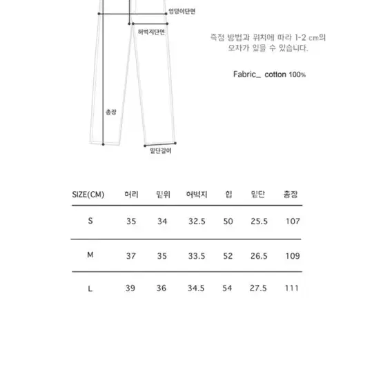 데님 청바지 M