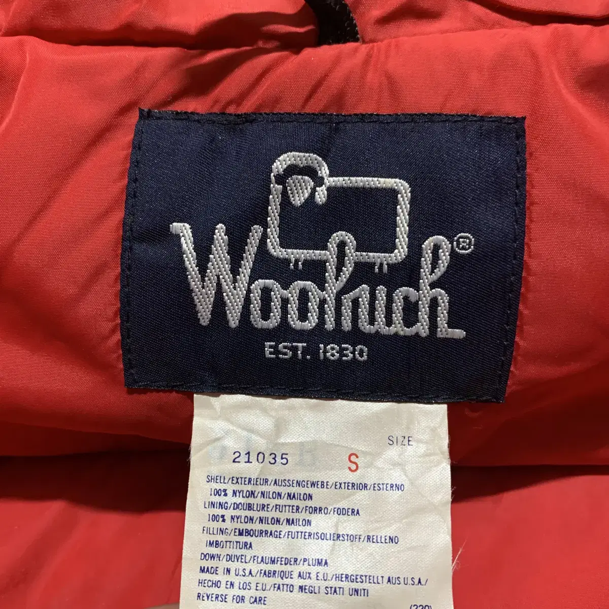 WOOLRICH 울리치 80'S 푸퍼 베스트(나일론/다운충전)유니색스