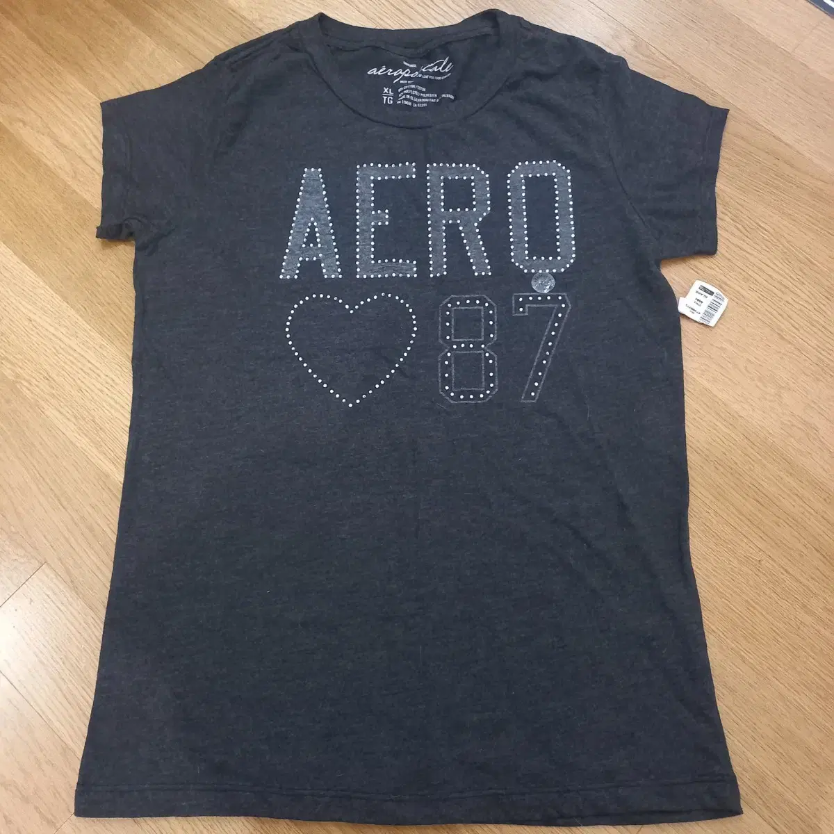 aeropostale 브랜드 진그레이 티셔츠 (택달림)