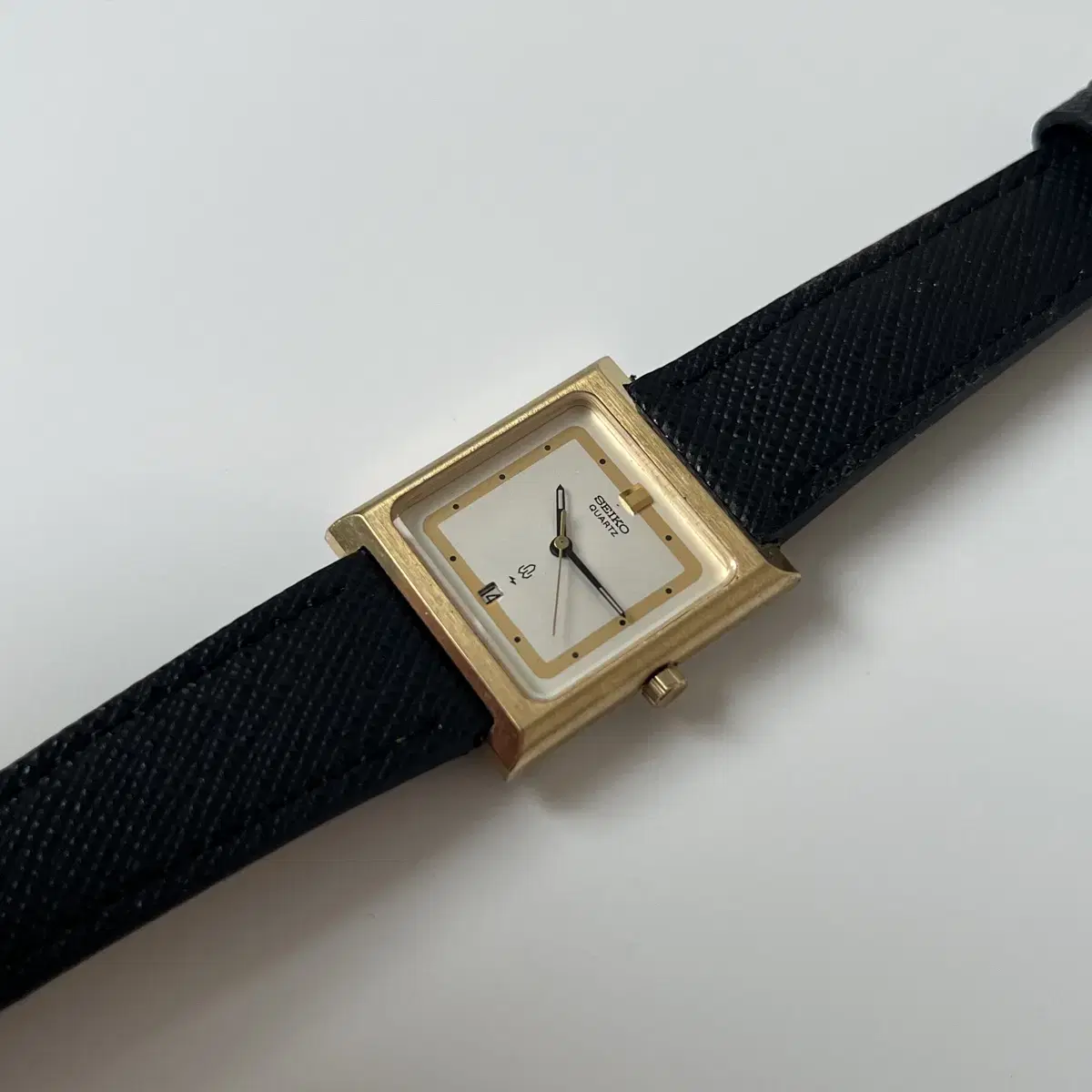 세이코-80s chariot gold square quartz(데드스탁)