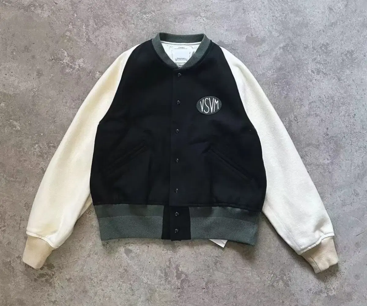 [3]비즈빔24SS VARSITY JKT BLK 바시티 자켓 블랙