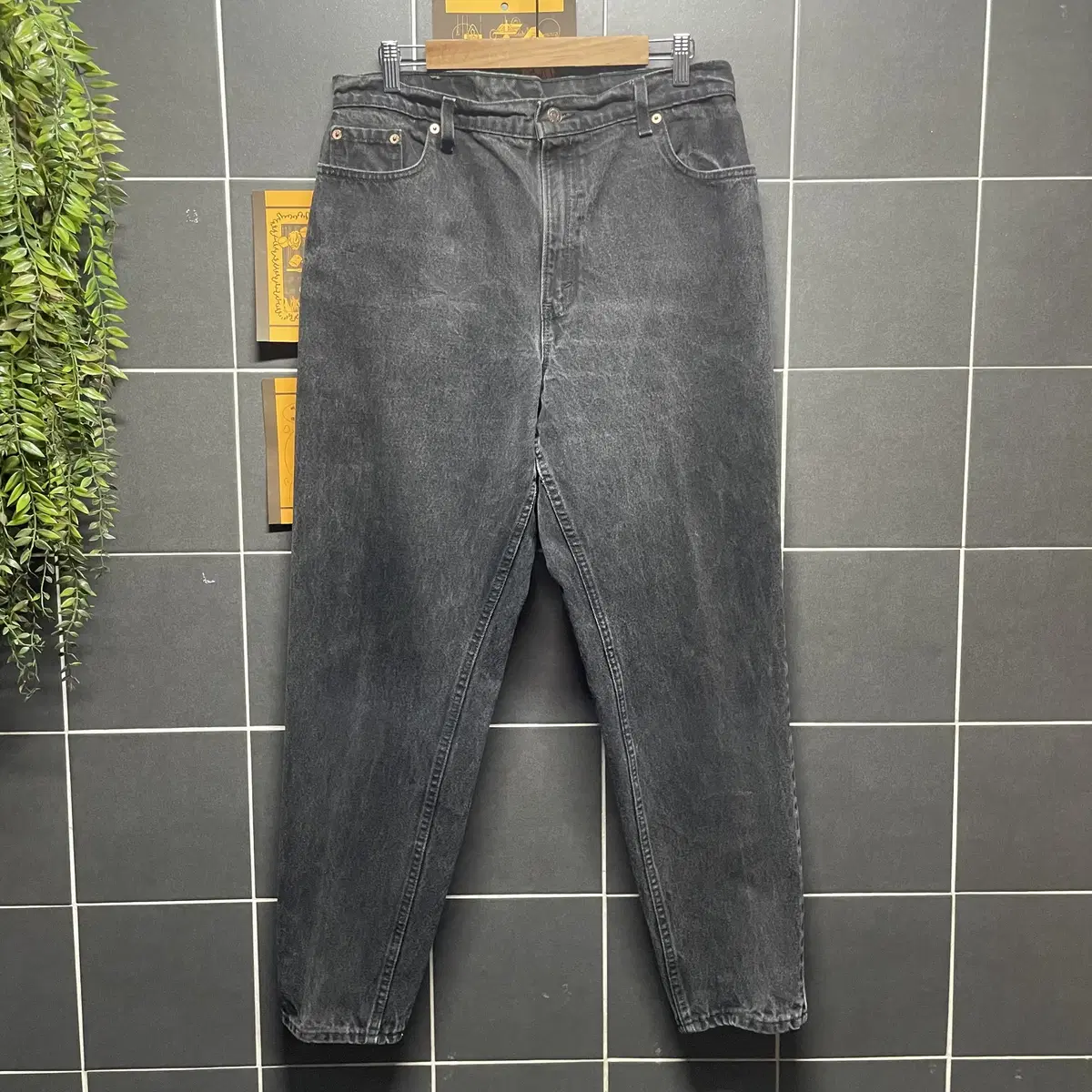 90s Levi's 리바이스 551 흑청 데님팬츠