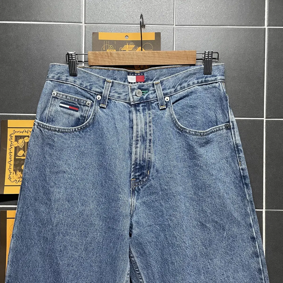 90s Tommy Hilfiger 타미힐피거 배기핏 데님팬츠