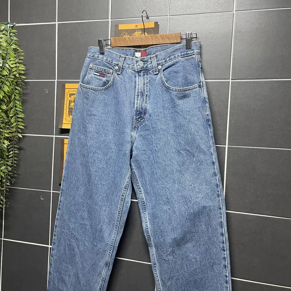 90s Tommy Hilfiger 타미힐피거 배기핏 데님팬츠