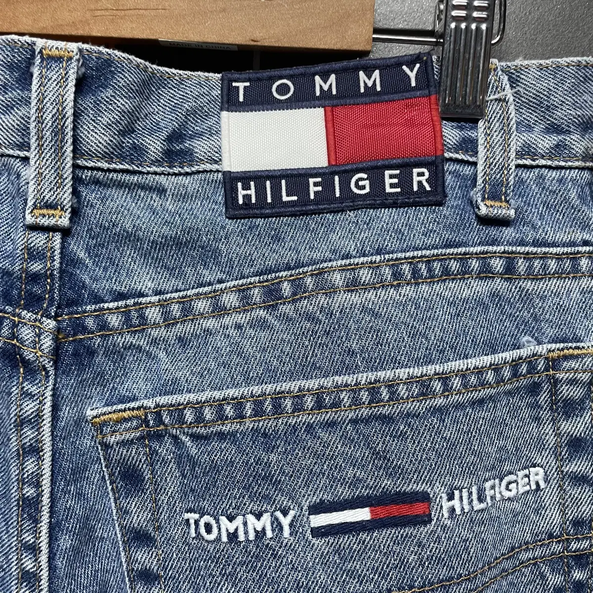 90s Tommy Hilfiger 타미힐피거 배기핏 데님팬츠