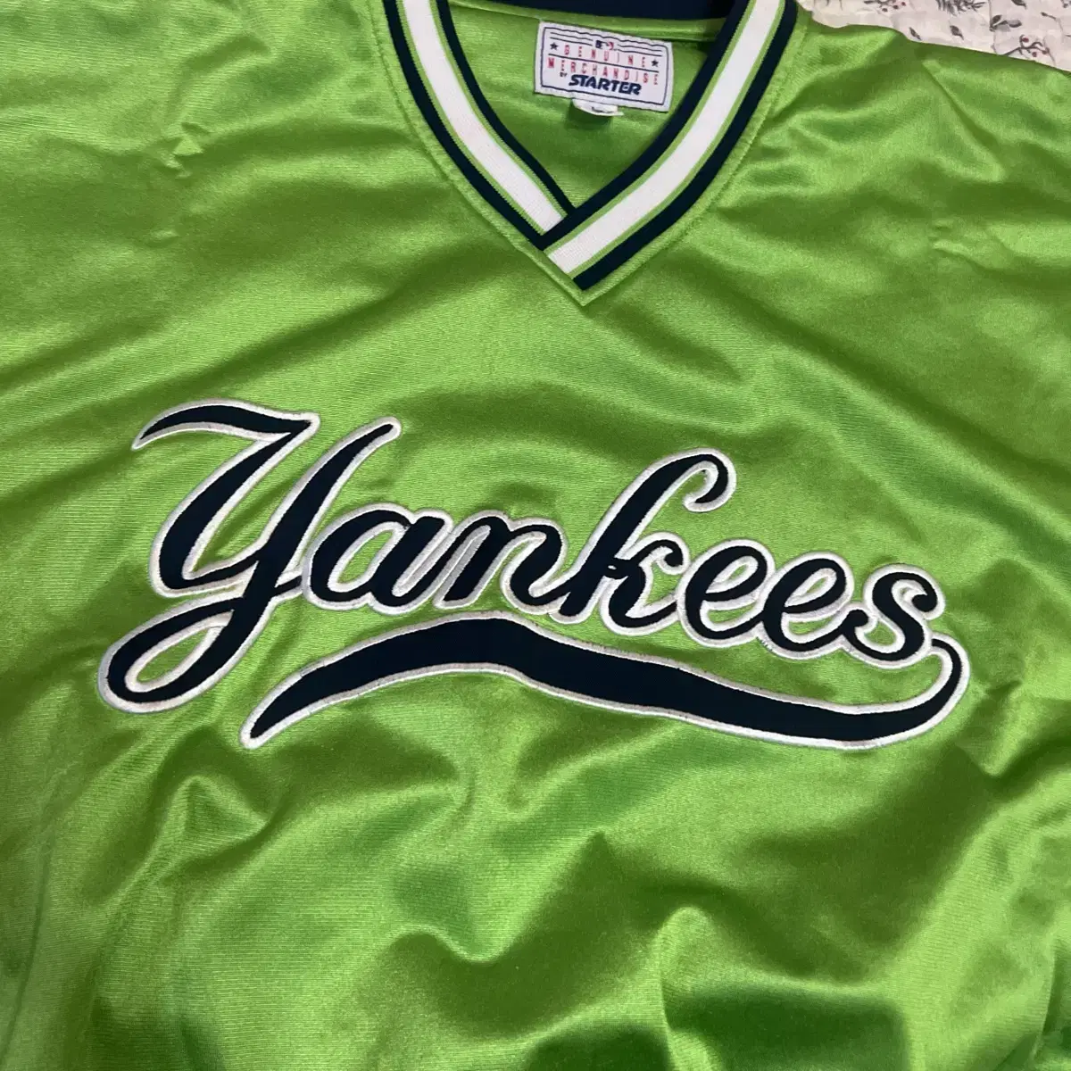 [L] 뉴욕 양키즈 Yankees 올드스쿨 브이넥 져지