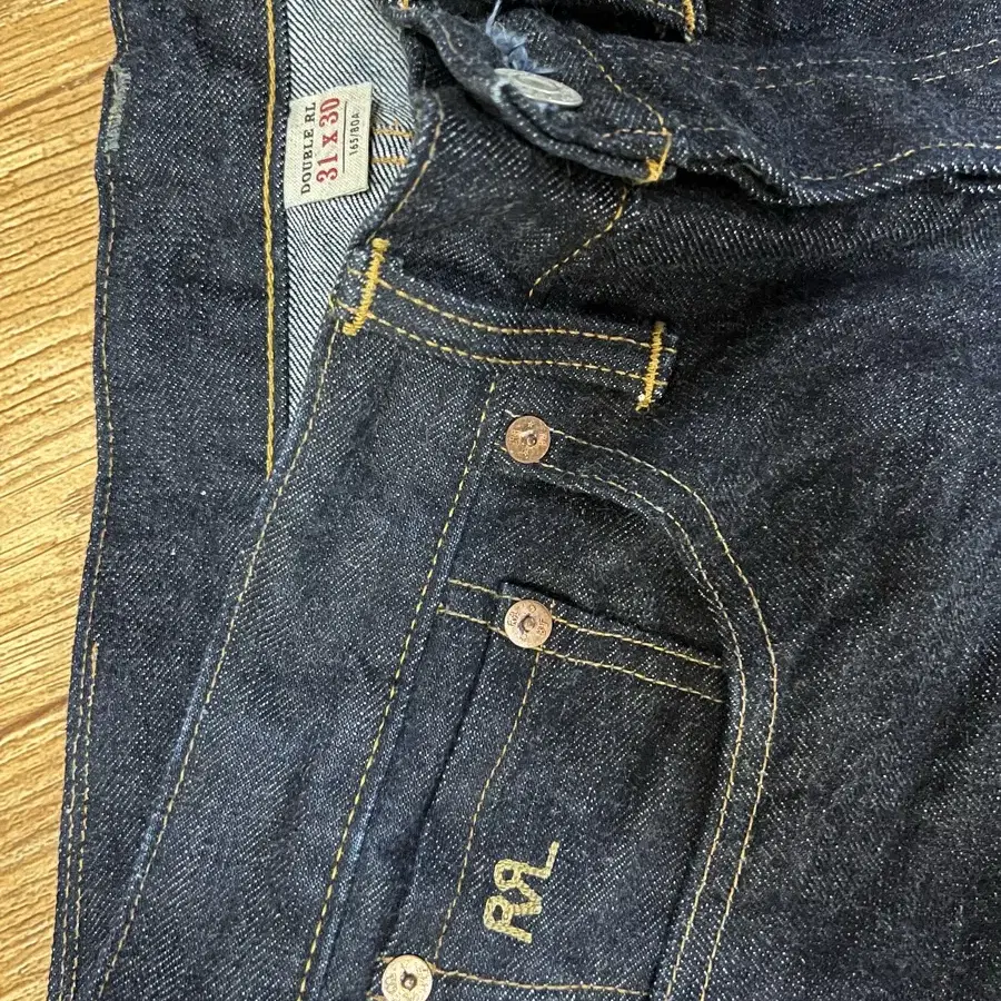 RRL 빈티지 5 31X30 셀비지 데님