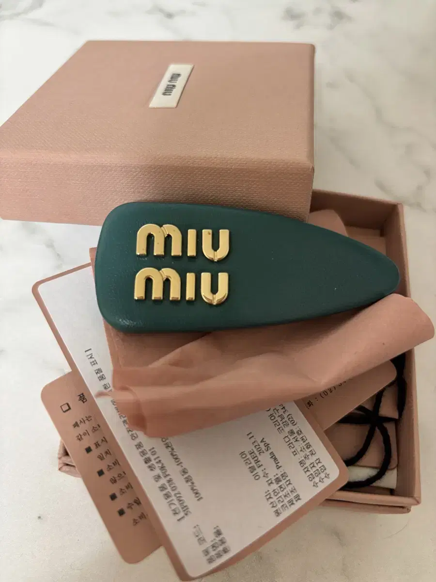 Miu Miu 헤어핀 클립