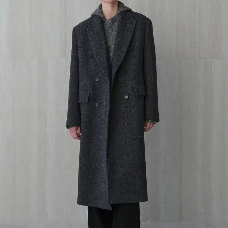 [Le] wool classic double breasted coat