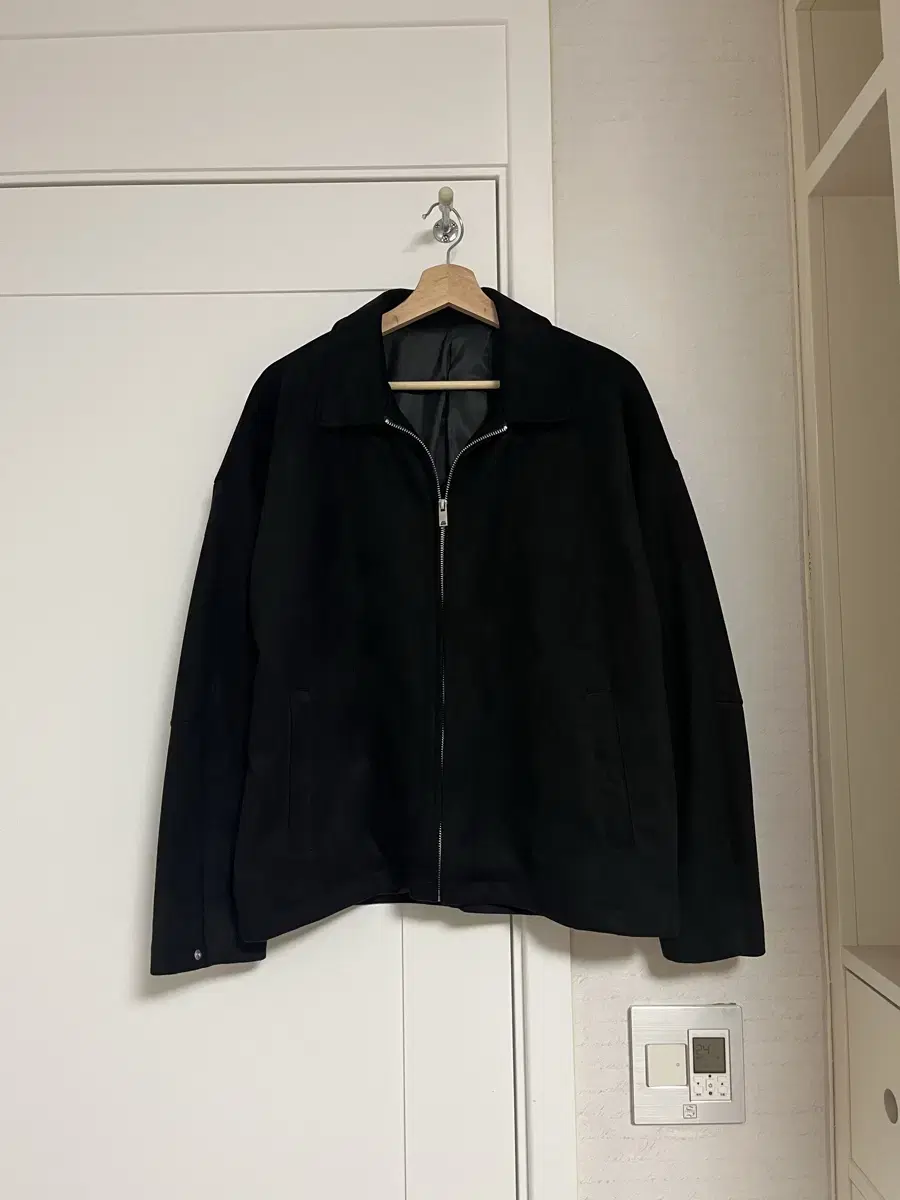 IRO097 [Vegan Suede] Cruelty-free Alpha Suede Jacket, Black