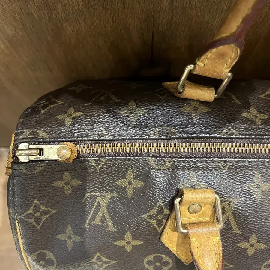 LOUIS VUITTON Monogram Speedy 30 Bag