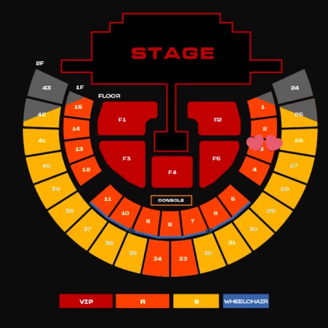 2NE1 투애니원 앵콜 콘서트 첫콘 3구역