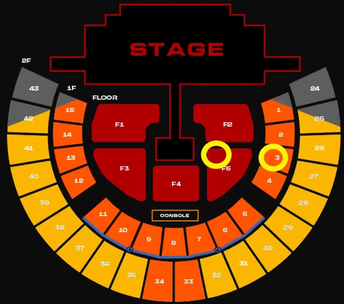 투애니원 2ne1 콘서트 F5구역 4/13