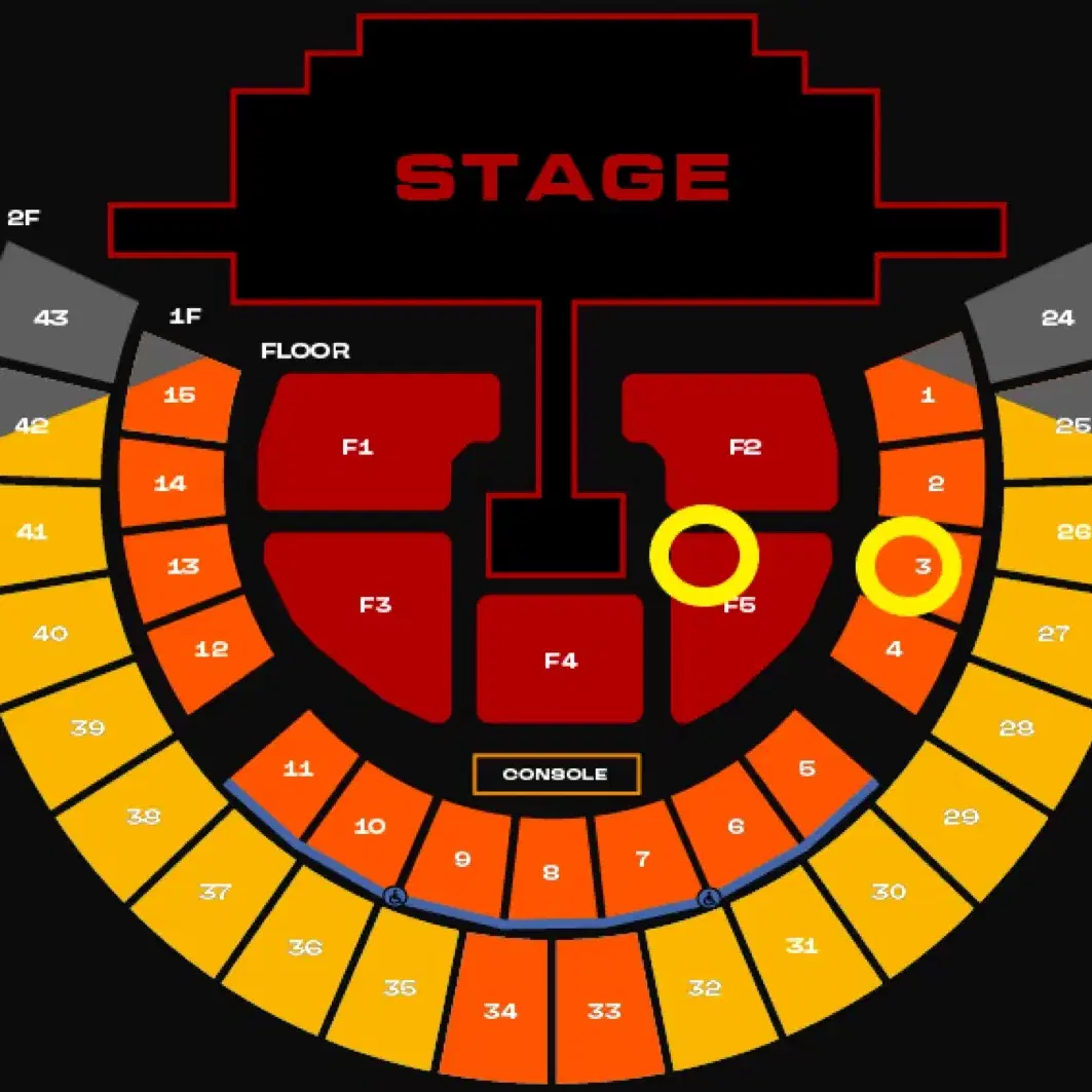 투애니원 2ne1 콘서트 F5구역 4/13