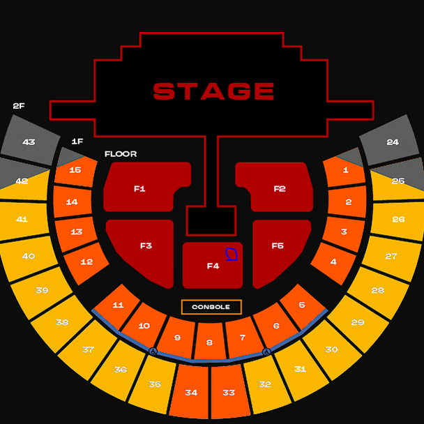 2NE1 막콘 F4구역 단석 양도