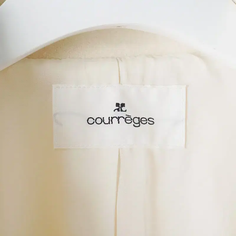 vtg Courreges 화이트 더블 울 자켓 꾸레쥬쿠레주버튼jacket