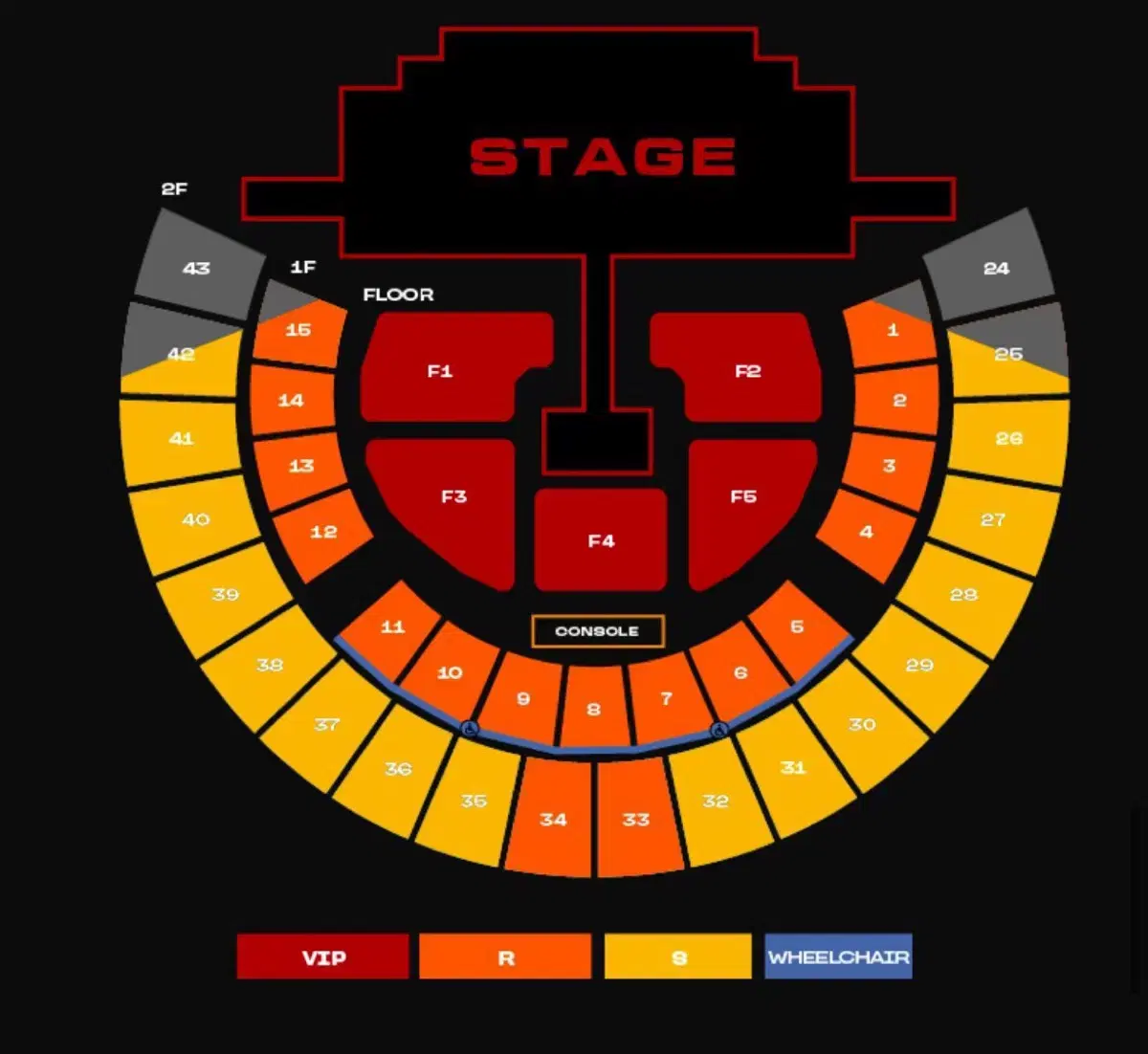 2NE1 투애니원 콘서트 막콘 1층